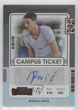 2022-23 Panini Chronicles Draft Picks Campus 95/99 Nikola Jovic #CT-NJO Auto y8h