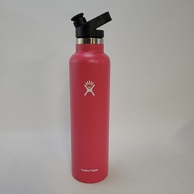 Hydro Flask 24 oz Standard Mouth Pop Lid Watermelon Pink Stainless Bottle |  eBay