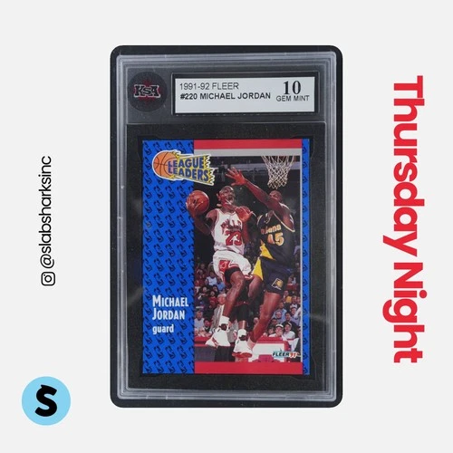 1991 FLEER #220 MICHAEL JORDAN PSA 10