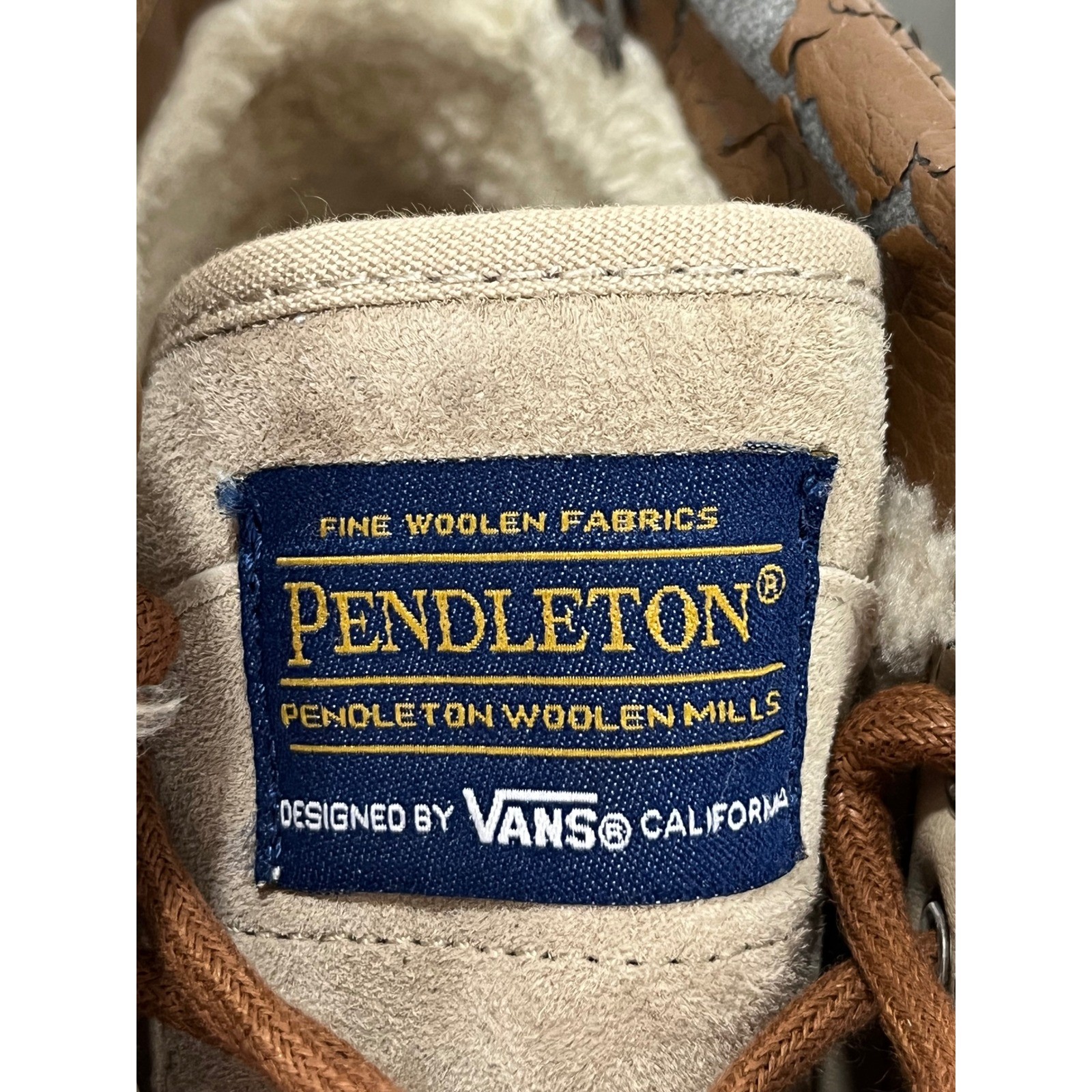 Pendleton x Vans Limited Collaboration Suede Wool… - image 5