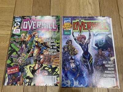 Overkill #3 & #4 Bundle (1992) - INCL. POSTERS - Nigel Kitching Archive - CLEAN