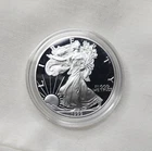 1999 P Silver Eagle Proof $1 Org/Box & Coa.