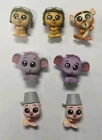 Lot Of 7 Disney Doorables Winnie The Pooh With 2 Flocked Figures