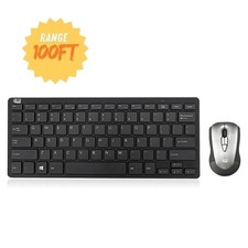 Wireless Keyboard  Air Mouse Combo, 2.4GHz RF, Laser, PowerPoint Clicker