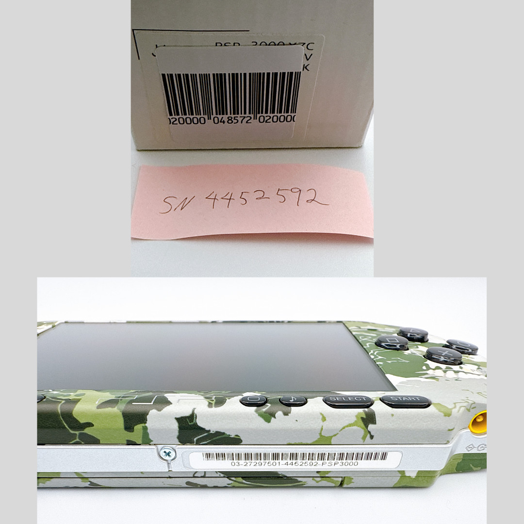 Sony PSP-3000 Console Metal Gear Solid Limited Edition Box Region free - Mint A+