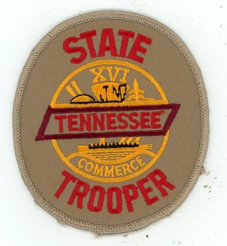 TENNESSEE TN STATE TROOPER NICE OLD VINTAGE SHOULDER PATCH SHERIFF