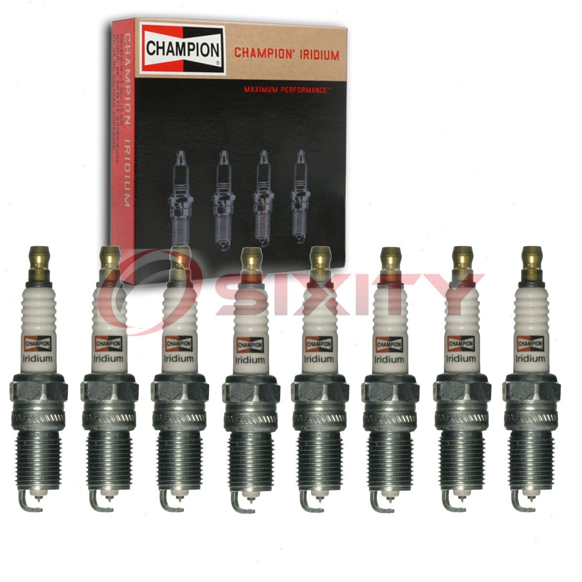 8 pc Champion Iridium Spark Plugs for 1999-2000 Cadillac Escalade 5.7L V8 wz