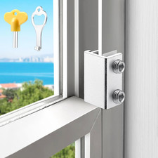 Sliding Window Locks 2 Sets , Secure Window Lock with Key, Window Locks for up