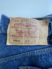 Vintage Levis 501XX W42 L34 06/98 524 MADE IN USA, EL PASO