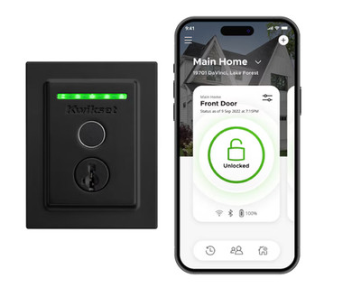 Kwikset Halo Fingerprint Smart Wi-Fi Touchscreen Electronic Deadbolt Lock