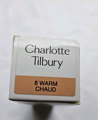 New CHARLOTTE'S BEAUTIFUL SKIN FOUNDATION 8 WARM - 1.0 Fl Oz 30ML Long Lasting