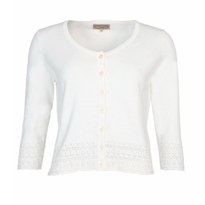 Sorgenfri Sylt kleine Strickjacke Liselotte in Ivory  NEU