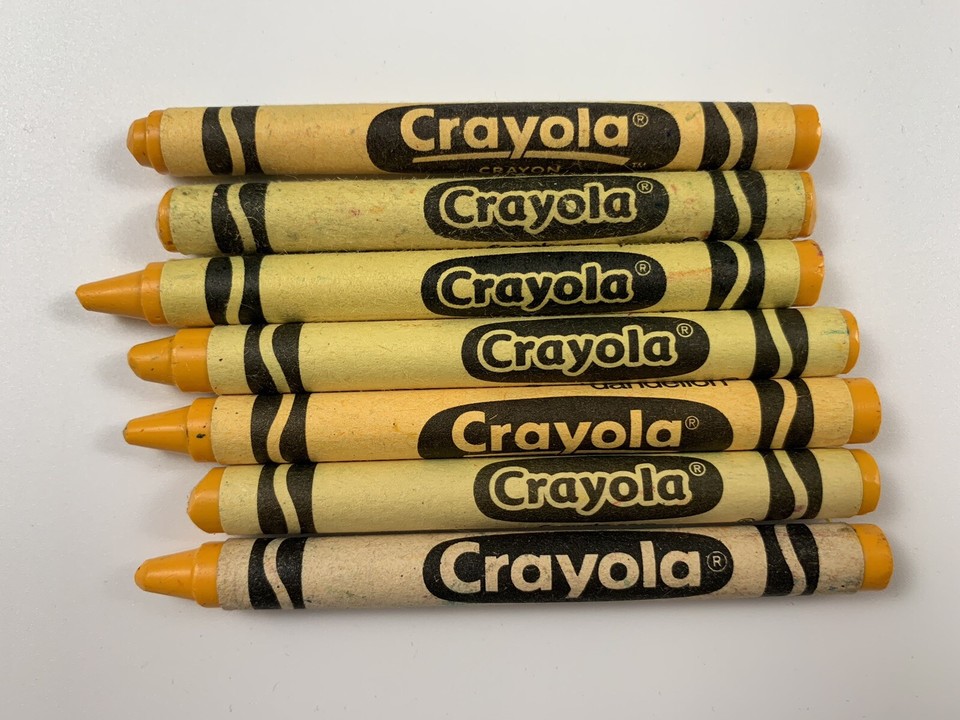 Lot Of 7 Retired Dandelion Color Crayola Crayons EBay Lot of 7 retired dandelion color crayola crayons ebay