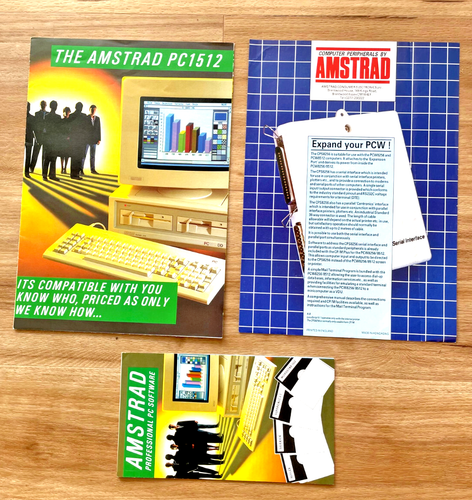 Amstrad PC1512 Brochures Hardware / Software
