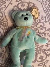 Ty Beanie Baby Ariel the Bear 2000 Pediatric AIDS Foundation Charity-RARE MINT 