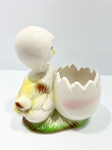 Vintage Lot of Easter Mugs, Egg Cups, Ornaments Retro Chicken Bunny Eggs Decor - Picture 9 of 13