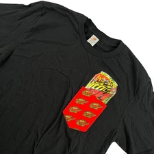 FPS Apparel Men’s Cotton Mountain Dew Flaming Hot T-Shirt Black • Medium