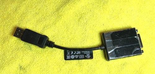 Genuine DELL Display Port DP Male to DVI Female Adapter Cable KKMYD DANARBC084 - Picture 3 of 7