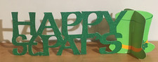 Lot of 12 Happy St Pats CENTERPIECES - 3D Fre...