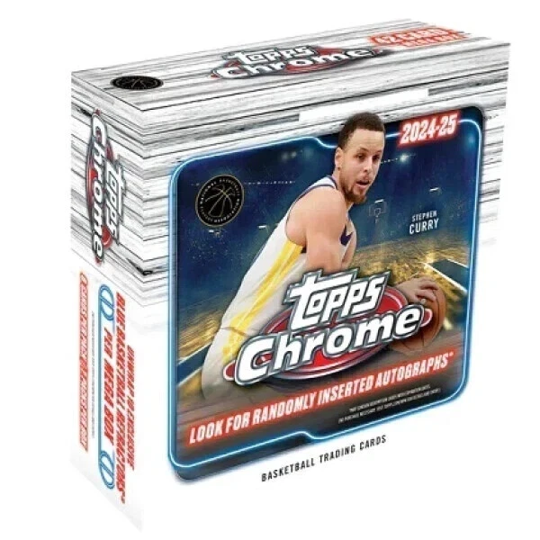 2024-25 Topps Chrome Basketball Mega Box - Rip + Ship