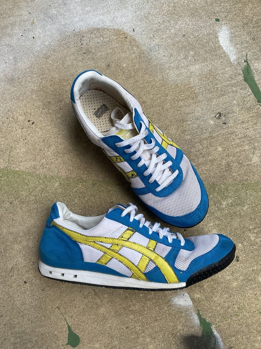 ASICS Onitsuka Tiger Ultimate 81 Men Size 11.5 Blue Yellow ASICS Onitsuka Tiger Ultimate 81 Men Size 11.5 Blue Yellow