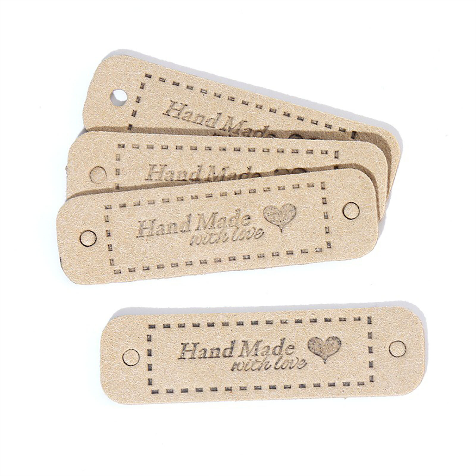 20/40Pcs Tags Handmade With Love Labels Clothing Tags DIY Crafts Sewing