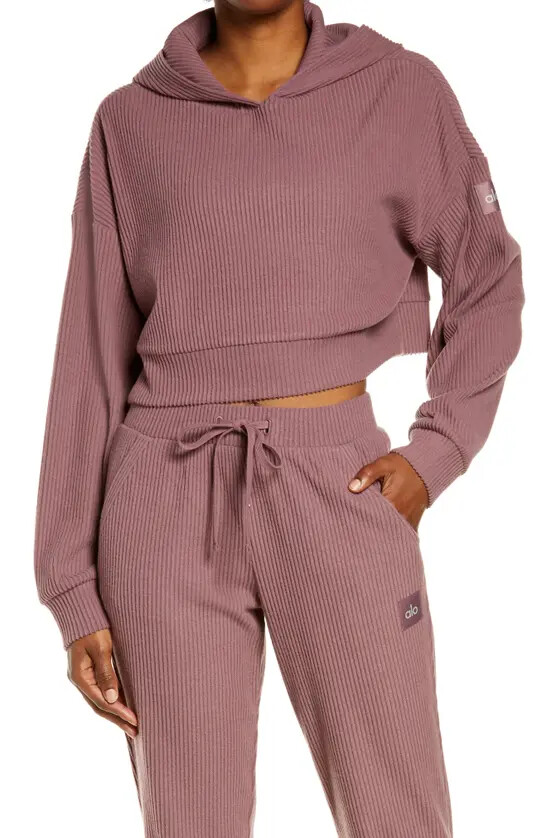 Alo Yoga LARGE Muse Cropped Hoodie 