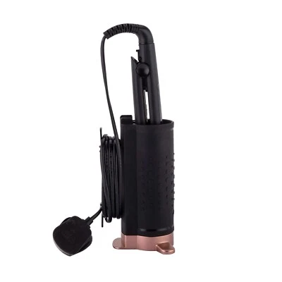 Minky Styling Pod | Hair Straightener Holder | Black & Rose Gold