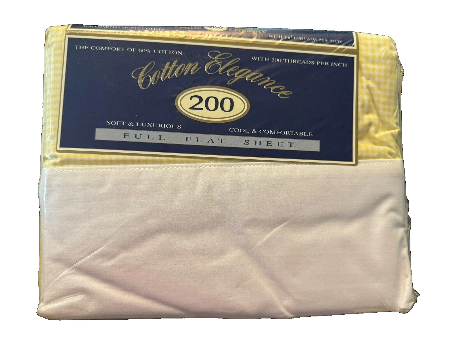 Ropa de cama plana blanca