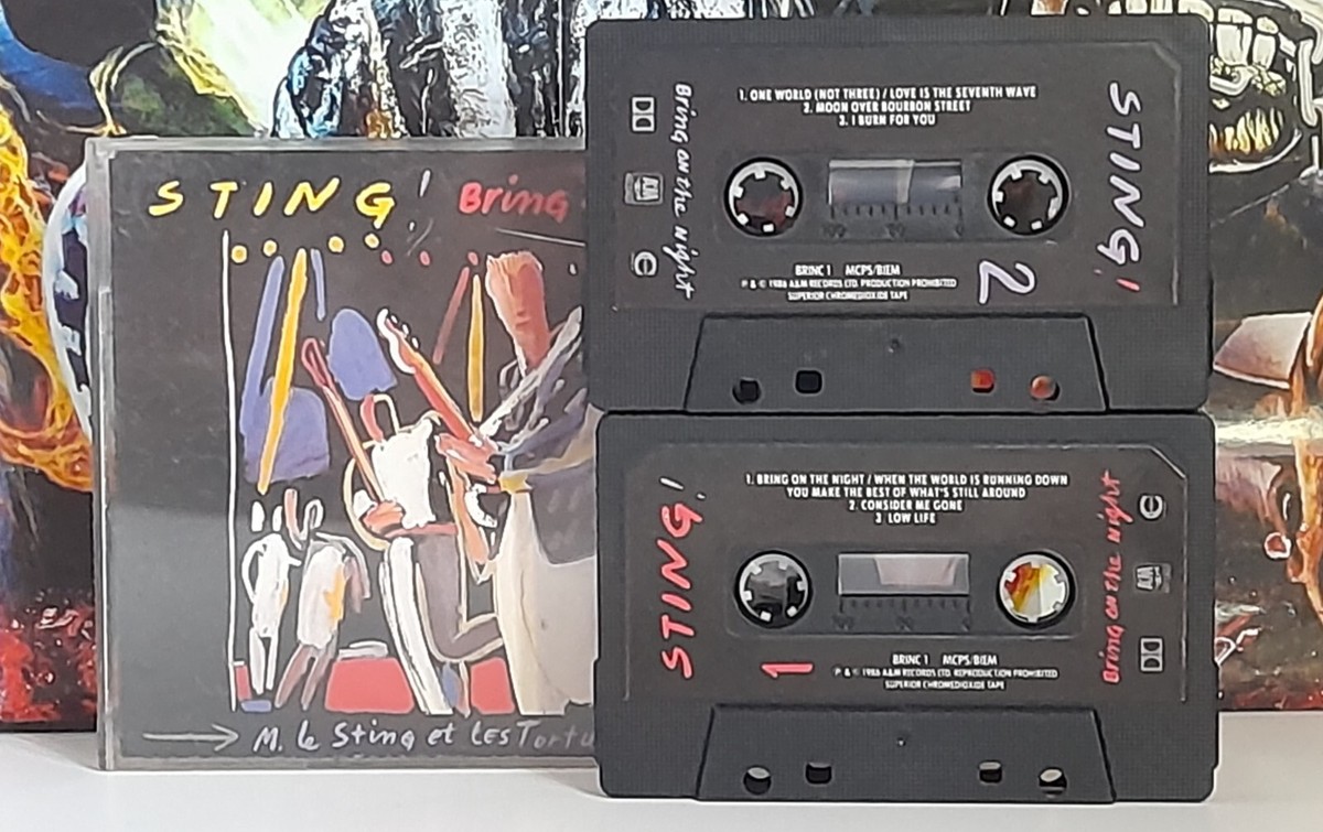 STING Bring On The Night original double cassette | eBay UK