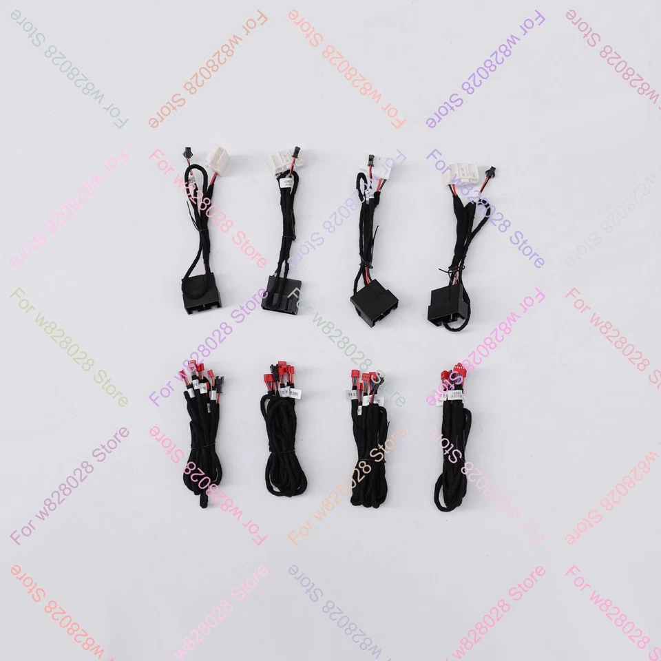 30 Colors MMI Control LED Ambient Light Atmosphere Lamp For Audi Q8 2019-2022 Foto 4 de 4