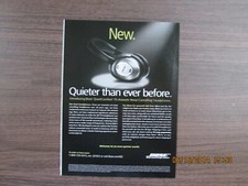 2009 Magazine AD Full Page Color Bose Quiet Comfort Headphones