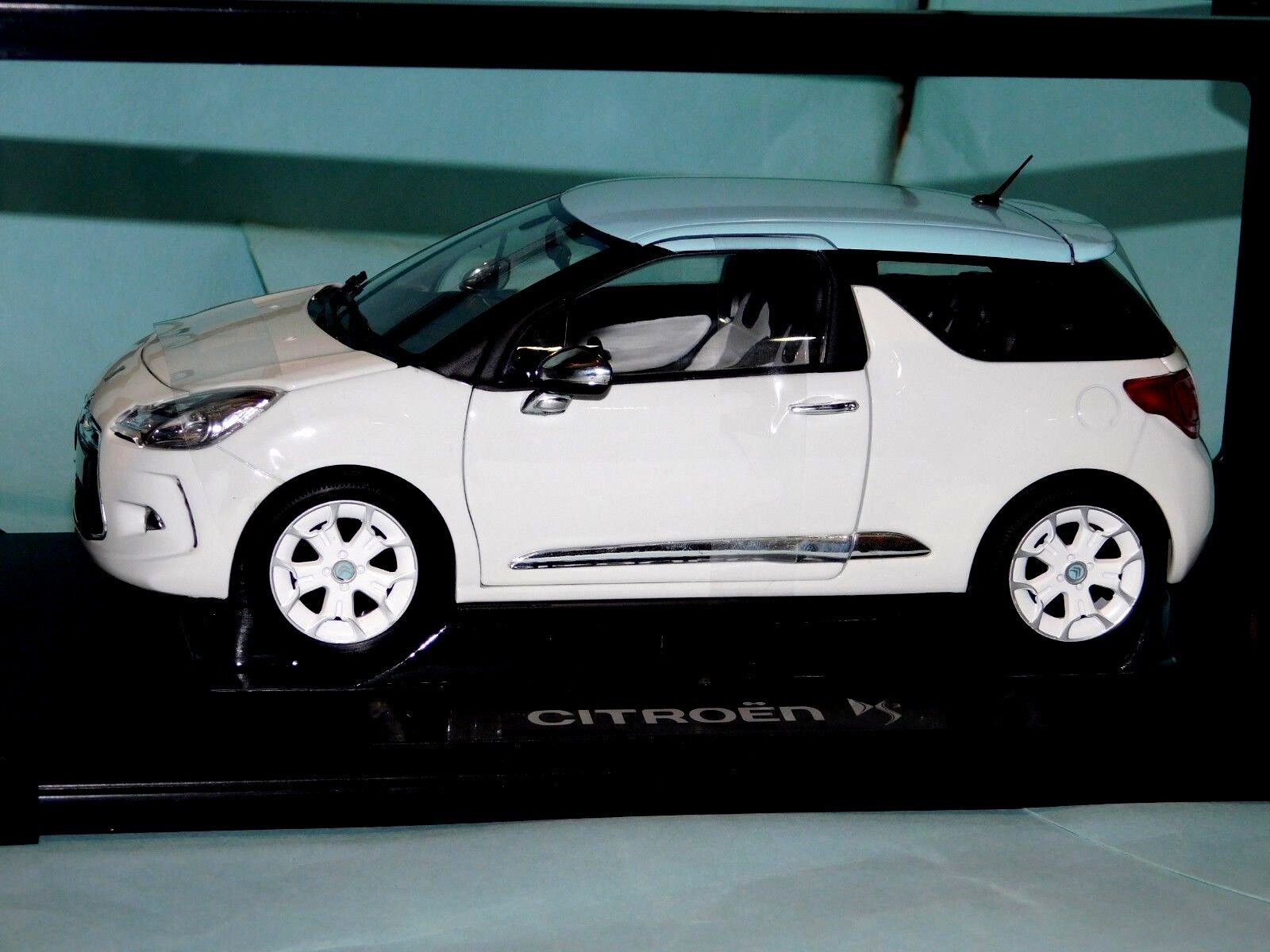 CITROEN DS3 WHITE BOTTICELLI BLUE 2010 NOREV 181540 1:18