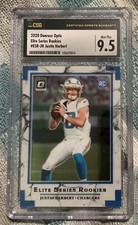 2021 Donruss Optic Justin Herbert #ESR-JH Elite Series Rookies CSG Mint Plus 9.5