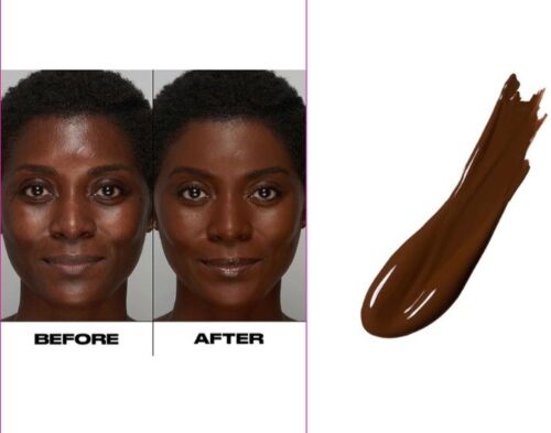 Lot of 2 New Uoma Foundation Makeup Black Pearl T1 Vegan Skin Perfecting Liquid - 第 1/4 張圖片