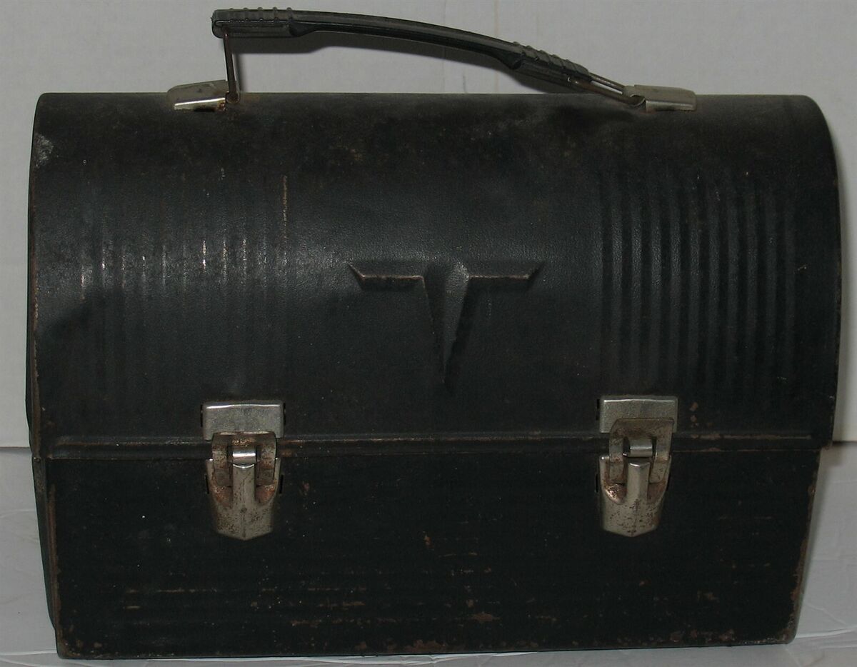 サーモス Thermos vintage metal lunch box-