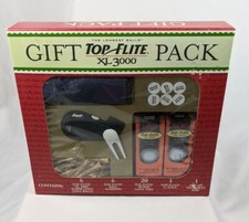 Top Flite XL3000 Gift Pack Golf Balls Tees Ball Markers G-Tool Nylon Bag + Gift