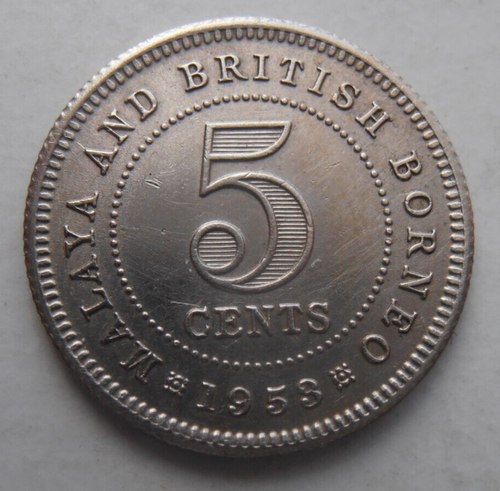 MALAYA 5 CENT 1953 - Bild 1 von 2