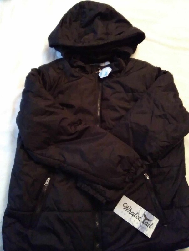 CHRISTMAS NEW WINTER WHALES TAIL LINED GIRLS SIZE XL OUTERWEAR HOODED COAT W TAG