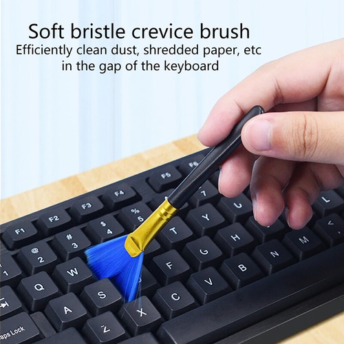 1Set Laptop Keyboard Cleaning Tool Brush Kit Phone Dust Brushes Crevice Cleaning - Photo 8/12