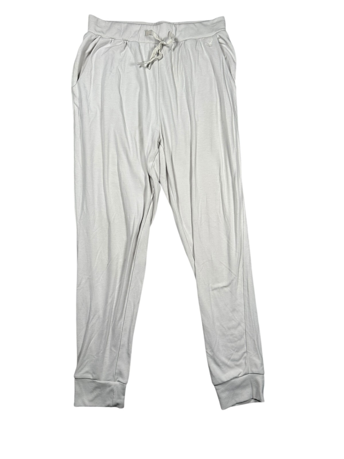 Cozy Earth Womens Ivory Bamboo Jogger Pants for Ultimate Stretch and Lounge Comfort