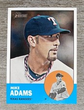 Mike Adams 2012 Topps Heritage Rangers #352  *H879*