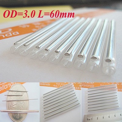 Dia 5mm 60mm Length 500pcs Fiber Heat Shrink Tubing - Fiber Fusion Splice Protection Sleeve 1.0mm Steel Needle Transparent Fiber Splice Tubes(Pre- Shrunk - View #5