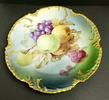 Antique Z. S. & Co Hand-painted Fruit Porcelain 6.25" Plate Royal Munich Bavaria