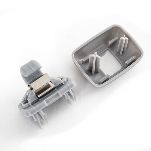 2x Soporte gancho clip para parasol automático para Audi A3 A4 A5 Q3 Q5 S4 S5 TT gris - Imagen 7 de 8