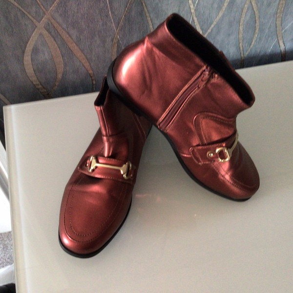 rose pink ankle boots