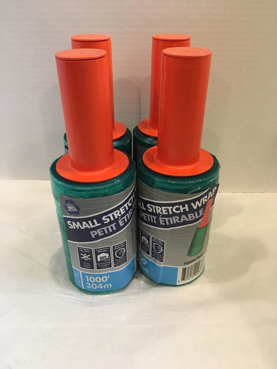 Box Of 4 Rolls NEW PRATT SMALL STRETCH WRAP 5 X 1000 Feet