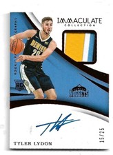 2017 immaculate Collection-Premium Red-Patch & Autograph-Tyler Lydon-15 of 25-NM