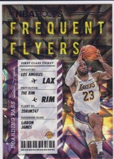 LEBRON JAMES VARIATION $$ RARE PURPLE EXPLOSION Basketball Card Frequent Flyers!