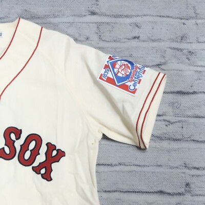 mitchell & ness BOSTON RED SOX 半袖　ユニホーム Mens Mitchell & Ness MLB Mesh V-Neck Boston Red Sox | eBay